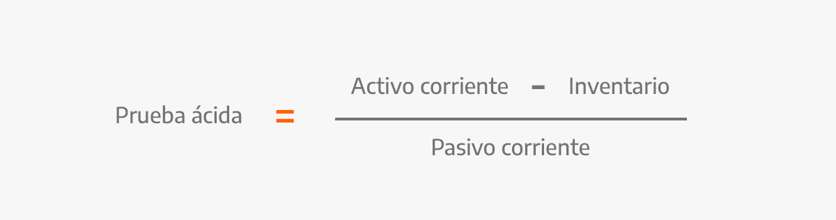 Fórmula para calcular la prueba de fuego.