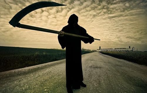 signification de rêver avec la faux de la mort