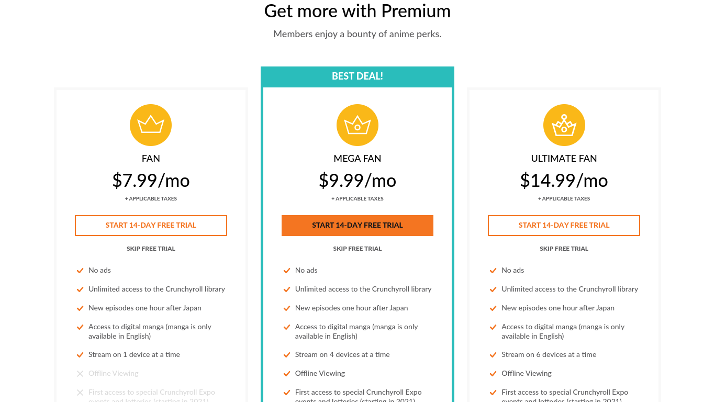 Crunchyroll est-il gratuit ? Abonnement Crunchyroll, tarifs 2023 【 2023