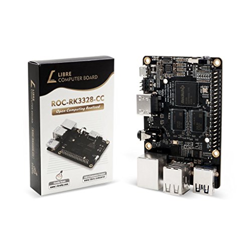 Carte d'ordinateur Libre ROC-RK3328-CC (Renegade) Mini ordinateur avec Gigabit Ethernet et USB 3.0 (2 Go)