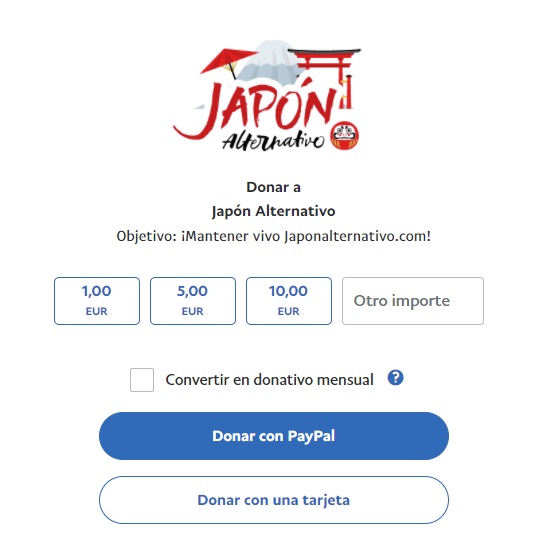 Donation to Alternative Japan
