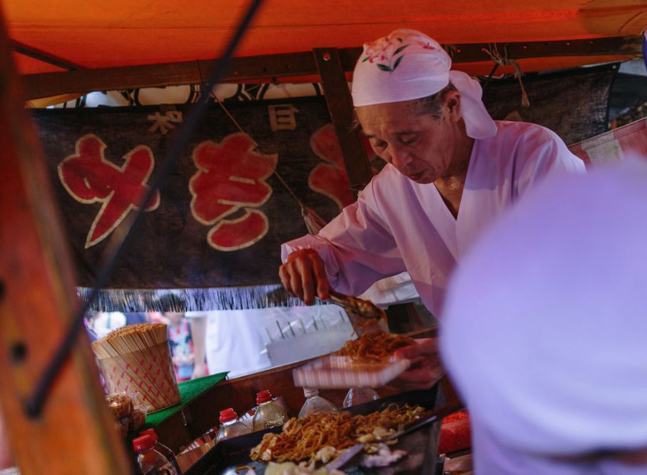 japanese street food yakisoba