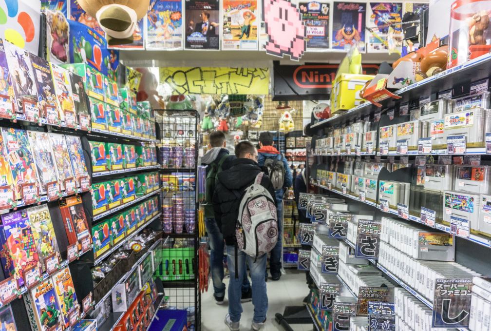 video game stores in japan