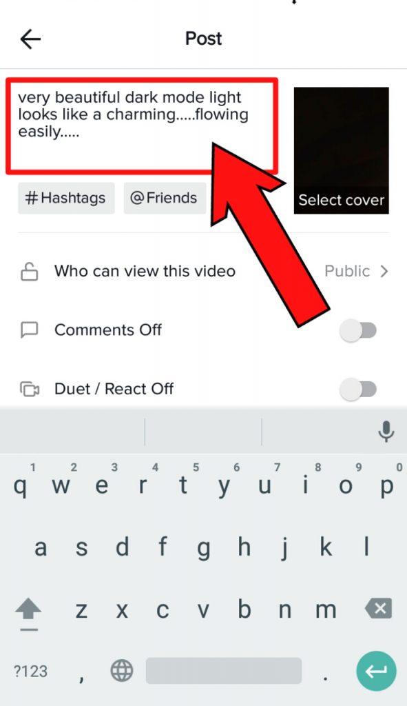 hacer videos de Tik Tok