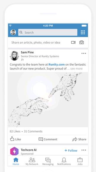 anuncios de video de linkedin