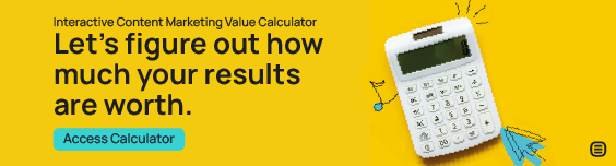Calculadora de valor de marketing de contenido interactivo