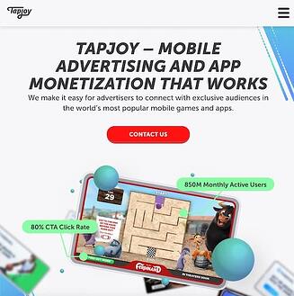 Herramienta de marketing de rendimiento TapJoy 