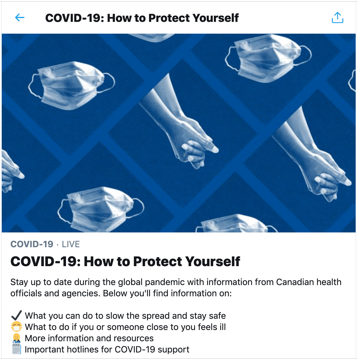 Las principales actualizaciones de Twitter que necesita saber: enero de 2021 Pestaña Explorar de COVID-19