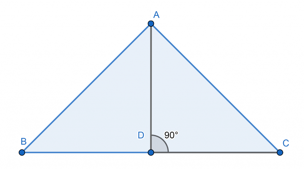 Altura del triangulo Altura isósceles