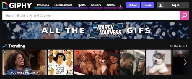 herramienta de dise&ntilde;o giphy para presentaciones