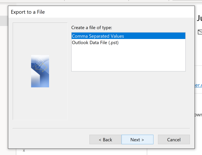 Exportando a CSV