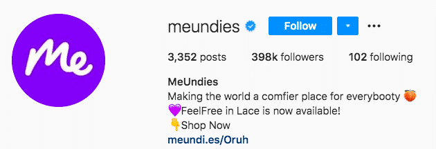 17 ideas biográficas de Instagram + cómo crear las tuyas propias (plantillas) Personalidad de la marca MeUndies