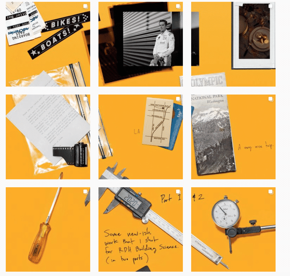 7 formas de diseñar su diseño de cuadrícula de Instagram como un profesional Cuadrícula de rompecabezas Nelson Mouëllic