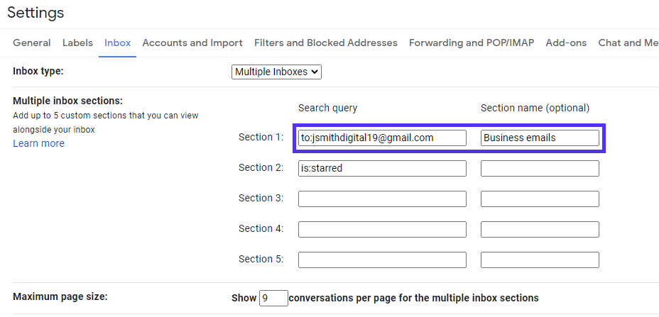 Los m&uacute;ltiples filtros de la bandeja de entrada de Gmail