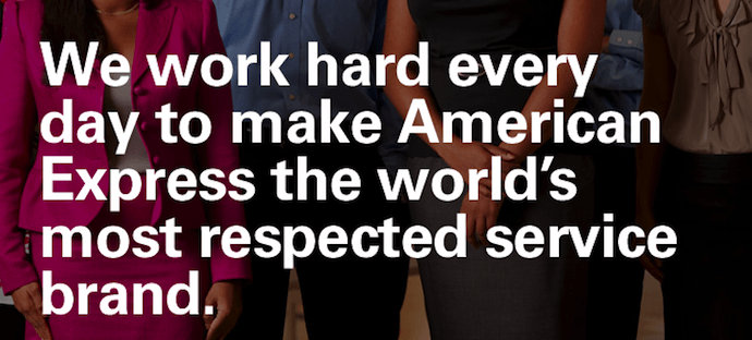 27 ejemplos de declaración de misión y visión de empresa verdaderamente inspiradores Declaración de misión y visión de American Express