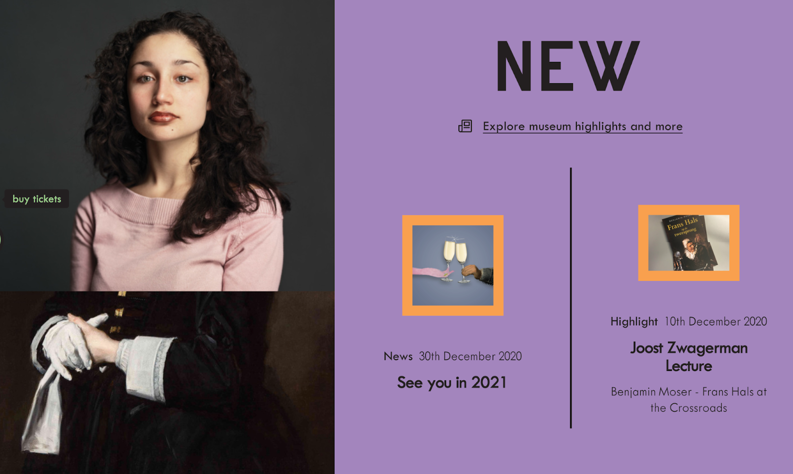 museo frans hals ganador del premio al mejor dise&ntilde;o de sitios web 2018