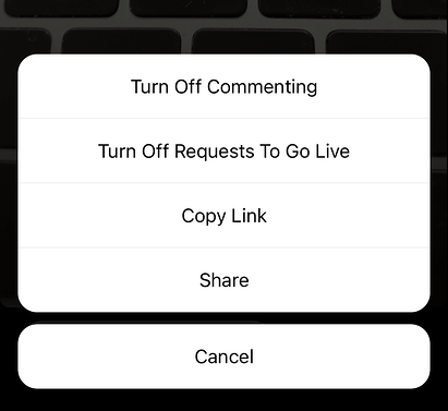 C&oacute;mo desactivar los comentarios en Instagram Live