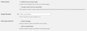 Extensiones de WooCommerce de cupones de URL