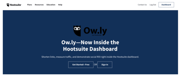 Acortador de URL de Hootsuite Ow.ly