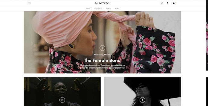 NOWNESS ganador del premio al mejor dise&ntilde;o de sitios web 2017