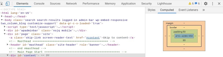 Cómo corregir el error "Elementos en los que se puede hacer clic demasiado juntos" (3 métodos) La consola de DevTools de Google Chrome.