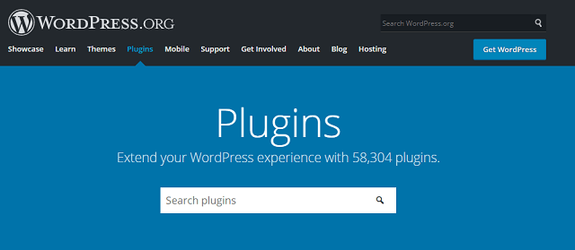 P&aacute;gina de b&uacute;squeda de complementos de WordPress