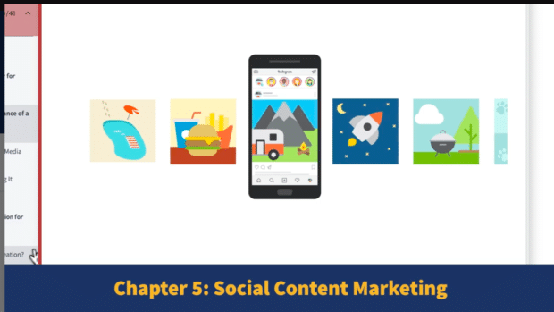 Vista previa del curso de marketing en redes sociales de Hootsuite