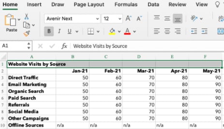 C&oacute;mo fusionar y centrar celdas en Excel