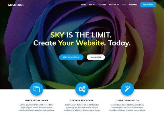 25 de los mejores temas gratuitos de WordPress para bloggers en 2021 hipnotizar el tema del blog de wordpress