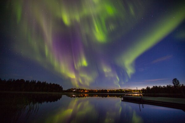 Aurora boreal en Kiruna en Suecia - imagen de Alberto Gonz&aacute;lez Gimenez