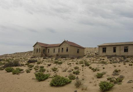 La ciudad fantasma de Kolbmankop en Namibia fue popular durante Diamondrush