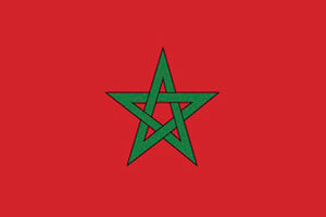 Bandera de marruecos
