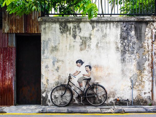 Graffiti de Penang por RMNunes / shutterstock.com
