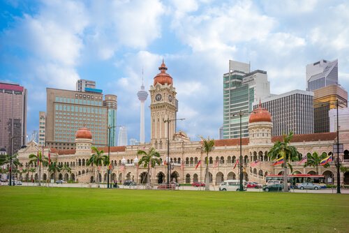 Edificio del Sult&aacute;n Abdul Samad, antiguo edificio de la corte en Kuala Lumpur