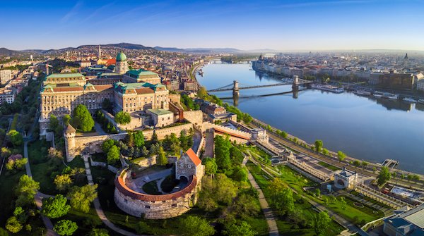 Colina del castillo en Budapest / Hungr&iacute;a