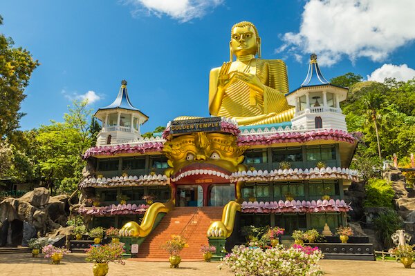 Templo Dorado en Dambulla / Sri Lanka