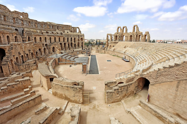Anfiteatro El Djem en T&uacute;nez