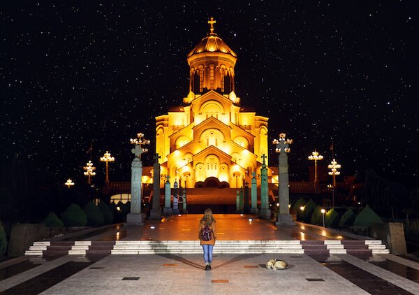 Iglesia de la Sant&iacute;sima Trinidad en Tbilisi