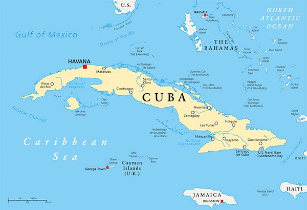 Mapa de cuba