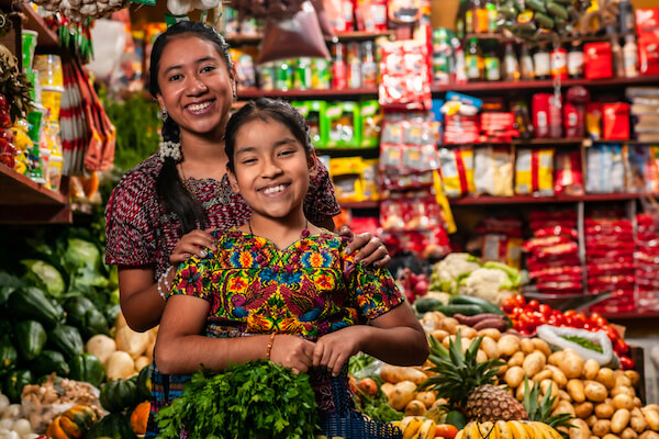 Guatemaltecos sonrientes