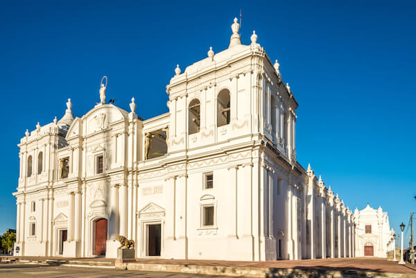 Catedral de la Asunci&oacute;n de la Sant&iacute;sima Virgen Mar&iacute;a en Le&oacute;n en Nicaragua