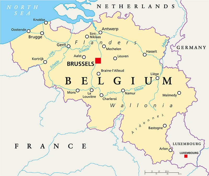 Mapa de b&eacute;lgica