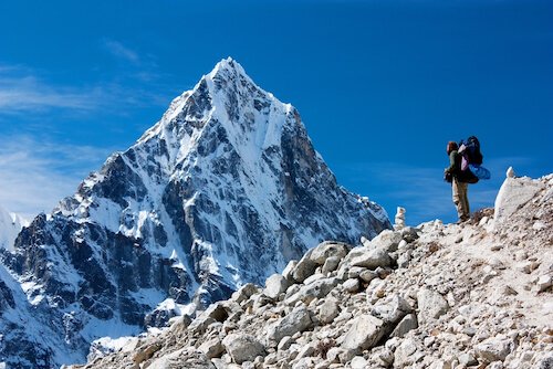 El monte Everest es la monta&ntilde;a m&aacute;s alta de Asia