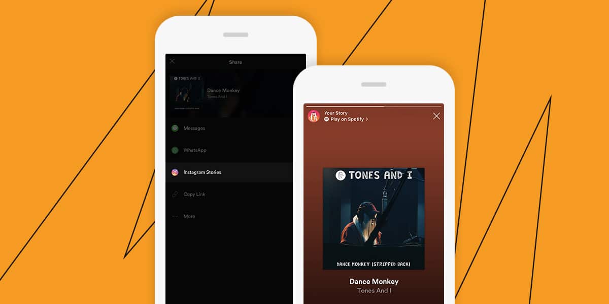 Redes sociales para grandes empresas: más de 10 ejemplos inspiradores Ejemplo de redes sociales para grandes empresas: Spotify Story Tones y yo