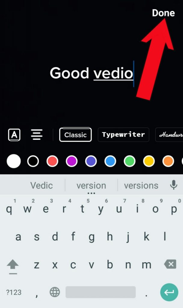 agregar texto a Tik Tok