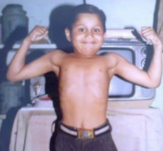 Deepesh Sumitra Jagdish en la infancia