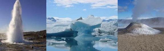 Datos de Islandia: g&eacute;iseres y laguna azul
