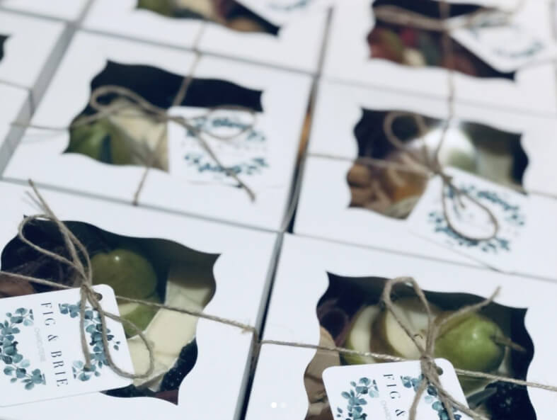 Cajas de Fig & Brie para llevar