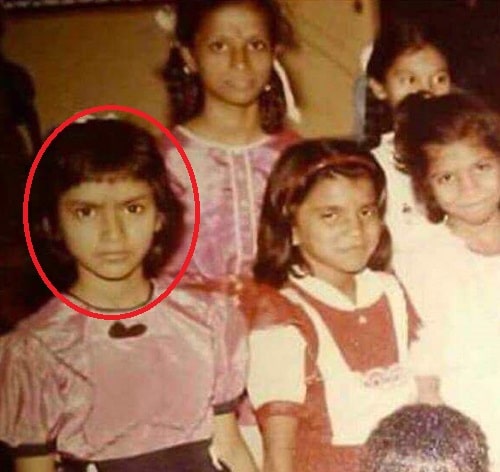Foto de la infancia de Pallavi Subhash