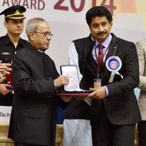 Sanchari Vijay recibe el premio nacional